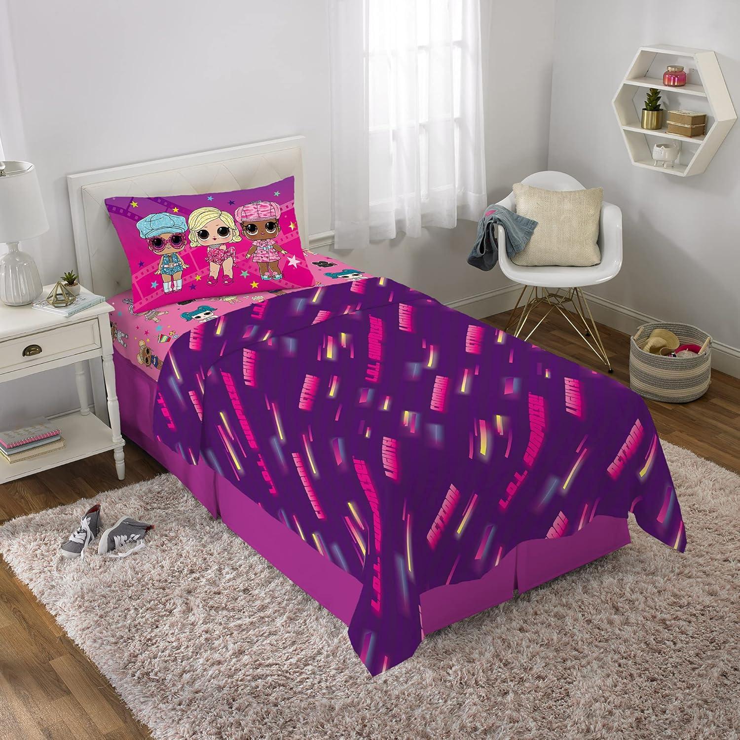 imageFranco Ms Rachel Educational Adventures Bedding Super Soft Cozy 4 Piece Microfiber Sheet Set Full Officially Licensed Product KidsLol Surprise