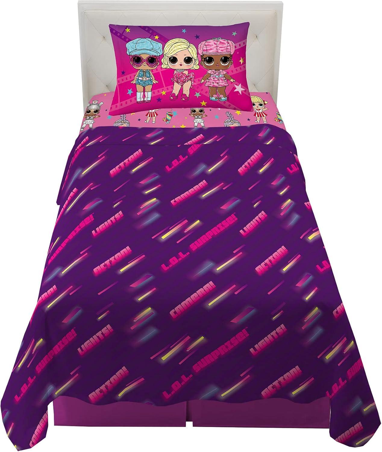 imageFranco Ms Rachel Educational Adventures Bedding Super Soft Cozy 4 Piece Microfiber Sheet Set Full Officially Licensed Product KidsLol Surprise