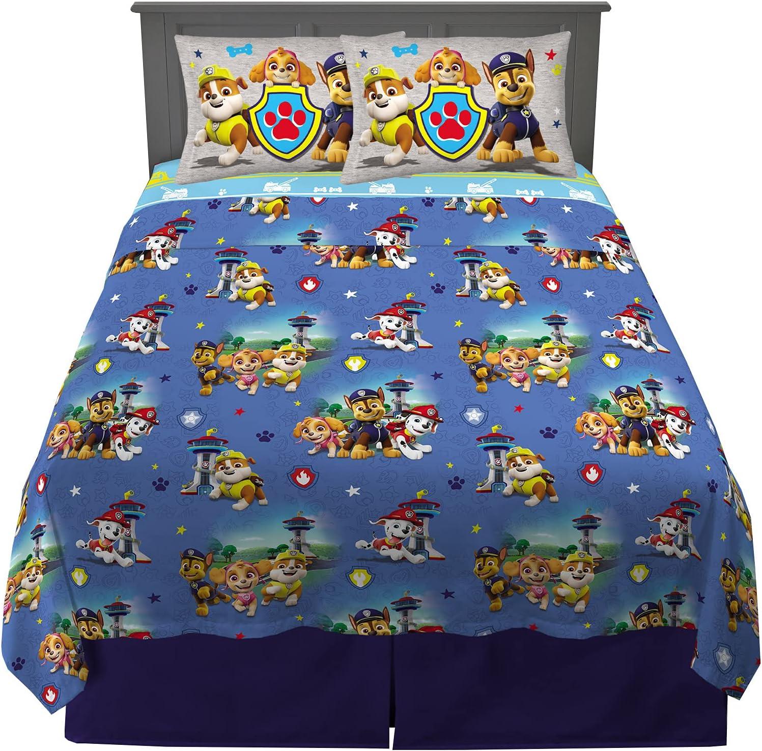 imageFranco Ms Rachel Educational Adventures Bedding Super Soft Cozy 4 Piece Microfiber Sheet Set Full Officially Licensed Product KidsPaw Patrol