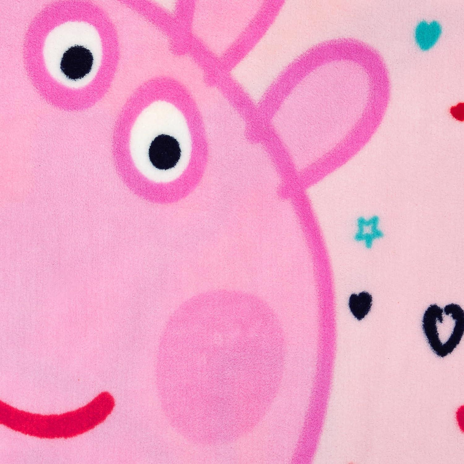 imageFranco Ms Rachel Educational Adventures Bedding Super Soft Cozy Throw 46 in x 60 in Officially Licensed Product KidsPeppa Pig