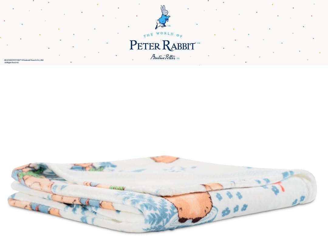 imageFranco Ms Rachel Educational Adventures Bedding Super Soft Cozy Throw 46 in x 60 in Officially Licensed Product KidsPeter Rabbit