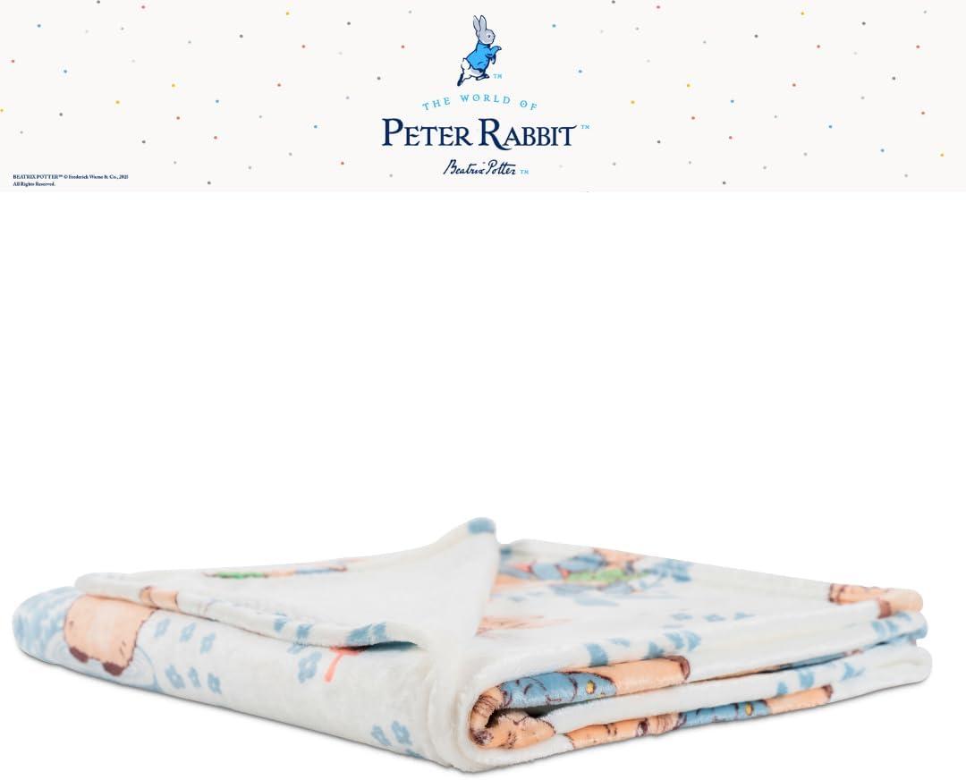 imageFranco Ms Rachel Educational Adventures Bedding Super Soft Cozy Throw 46 in x 60 in Officially Licensed Product KidsPeter Rabbit