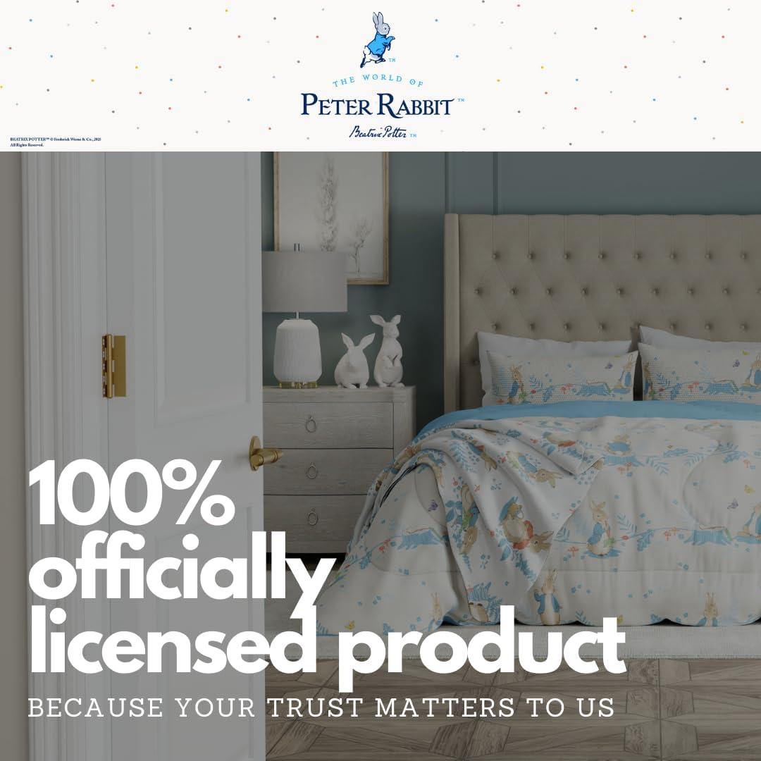 imageFranco Ms Rachel Educational Adventures Bedding Super Soft Cozy Throw 46 in x 60 in Officially Licensed Product KidsPeter Rabbit