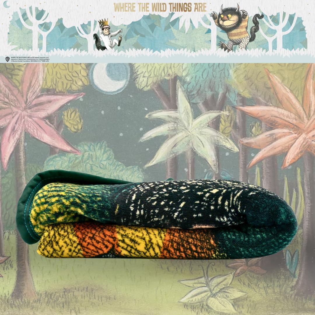 imageFranco Ms Rachel Educational Adventures Bedding Super Soft Cozy Throw 46 in x 60 in Officially Licensed Product KidsWhere the Wild Things Are