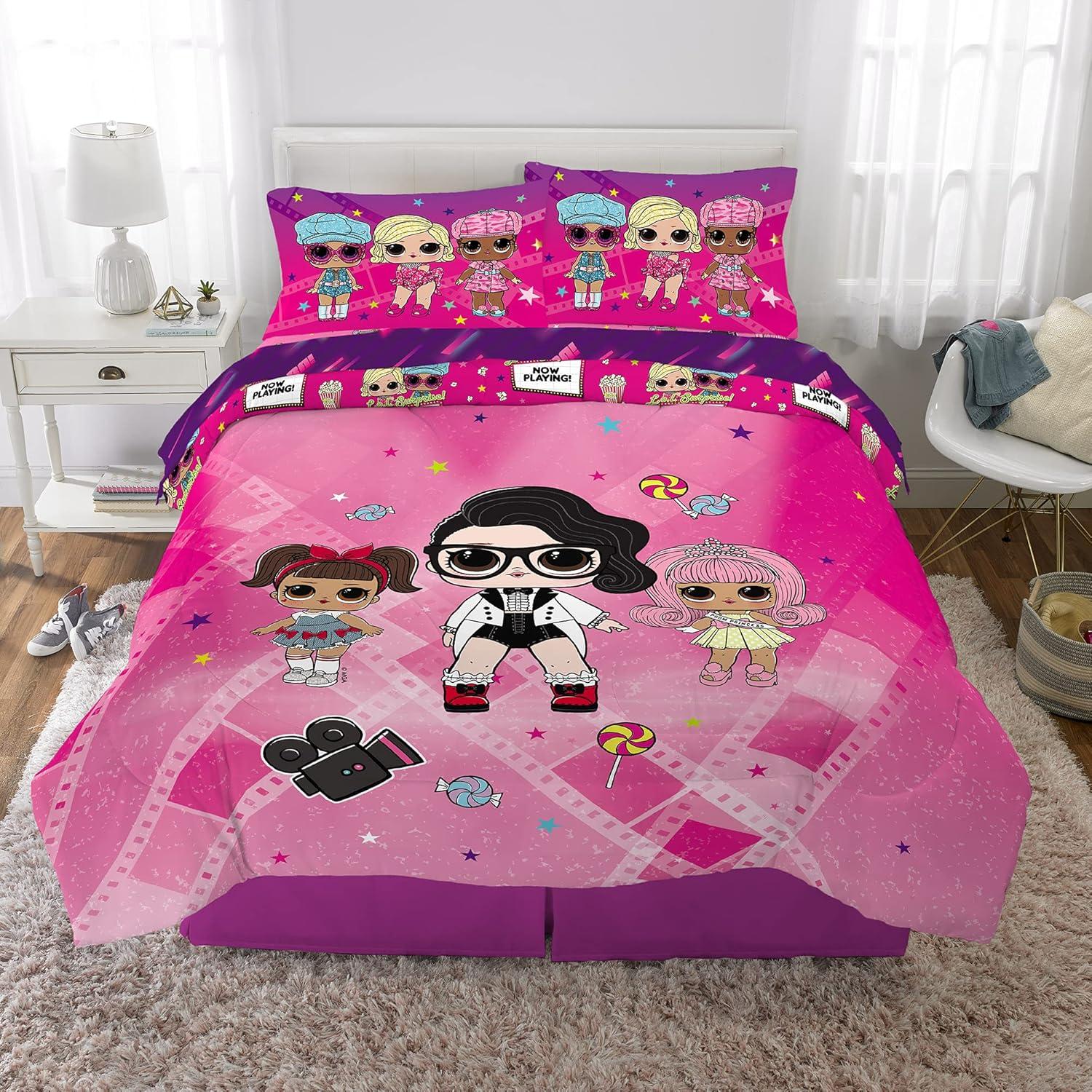 imageFranco Ms Rachel Educational Adventures Kids Bedding Super Soft Microfiber Comforter and Sheet Set 4 Piece Twin Size Officially Licensed ProductLol Surprise