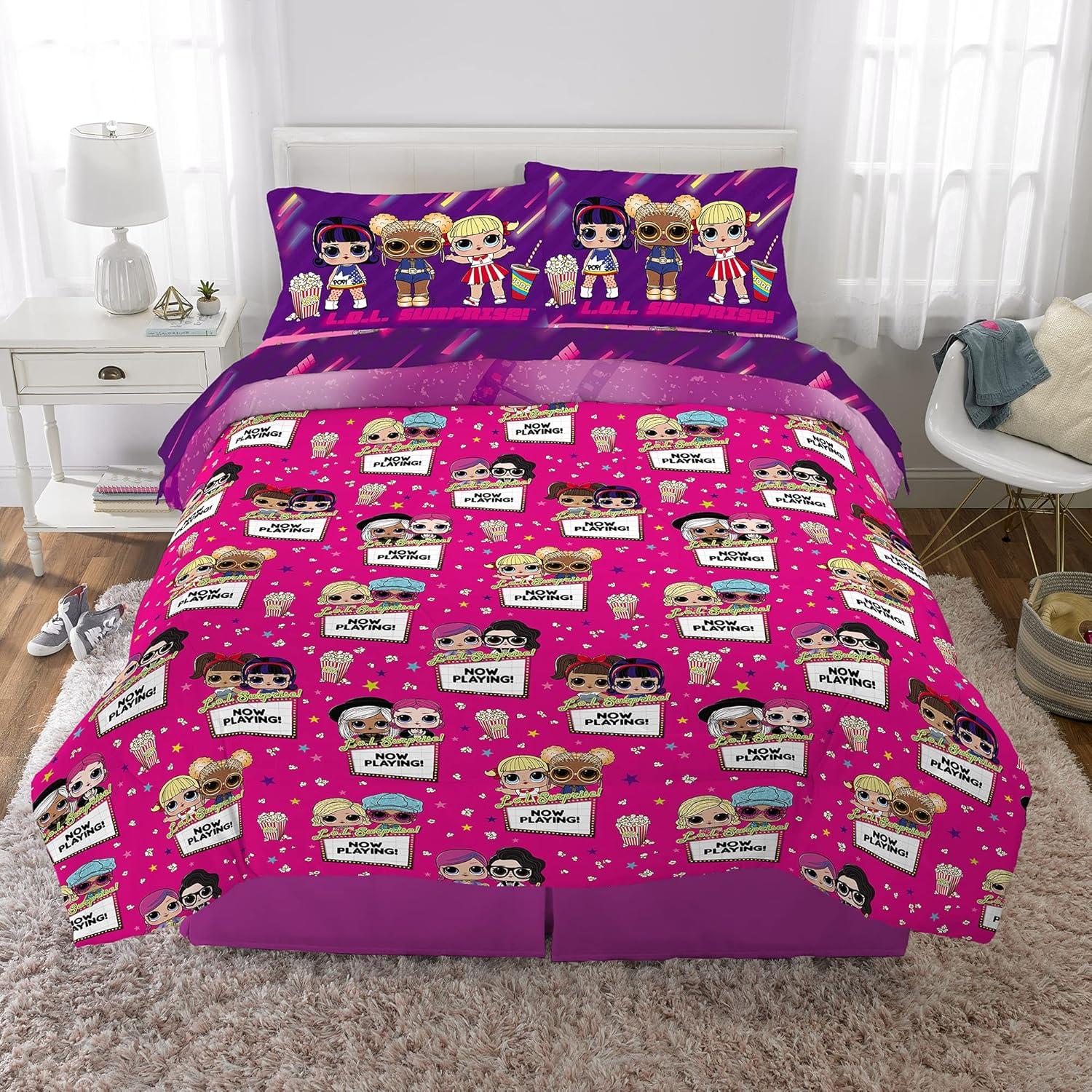 imageFranco Ms Rachel Educational Adventures Kids Bedding Super Soft Microfiber Comforter and Sheet Set 4 Piece Twin Size Officially Licensed ProductLol Surprise