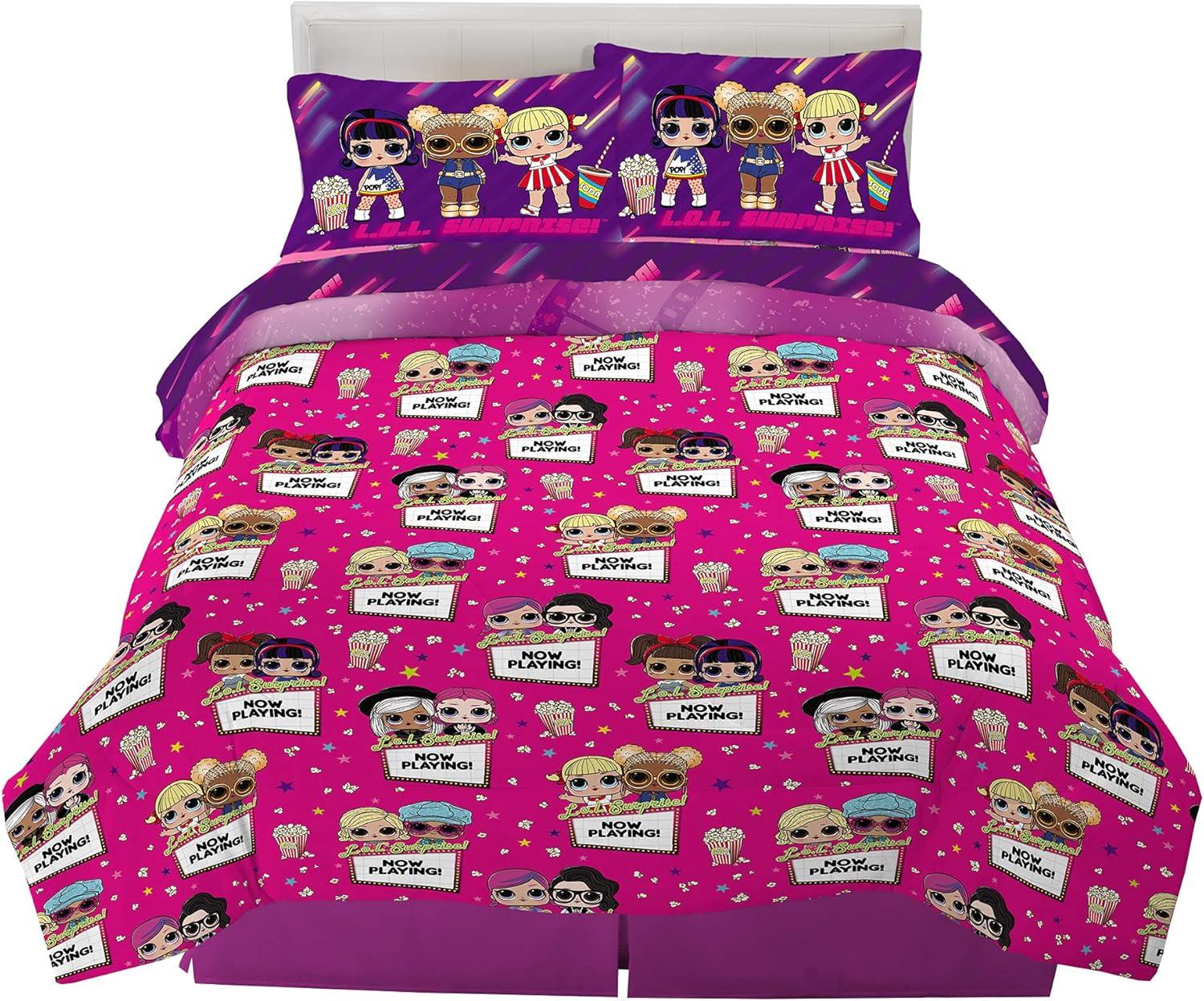 imageFranco Ms Rachel Educational Adventures Kids Bedding Super Soft Microfiber Comforter and Sheet Set 4 Piece Twin Size Officially Licensed ProductLol Surprise