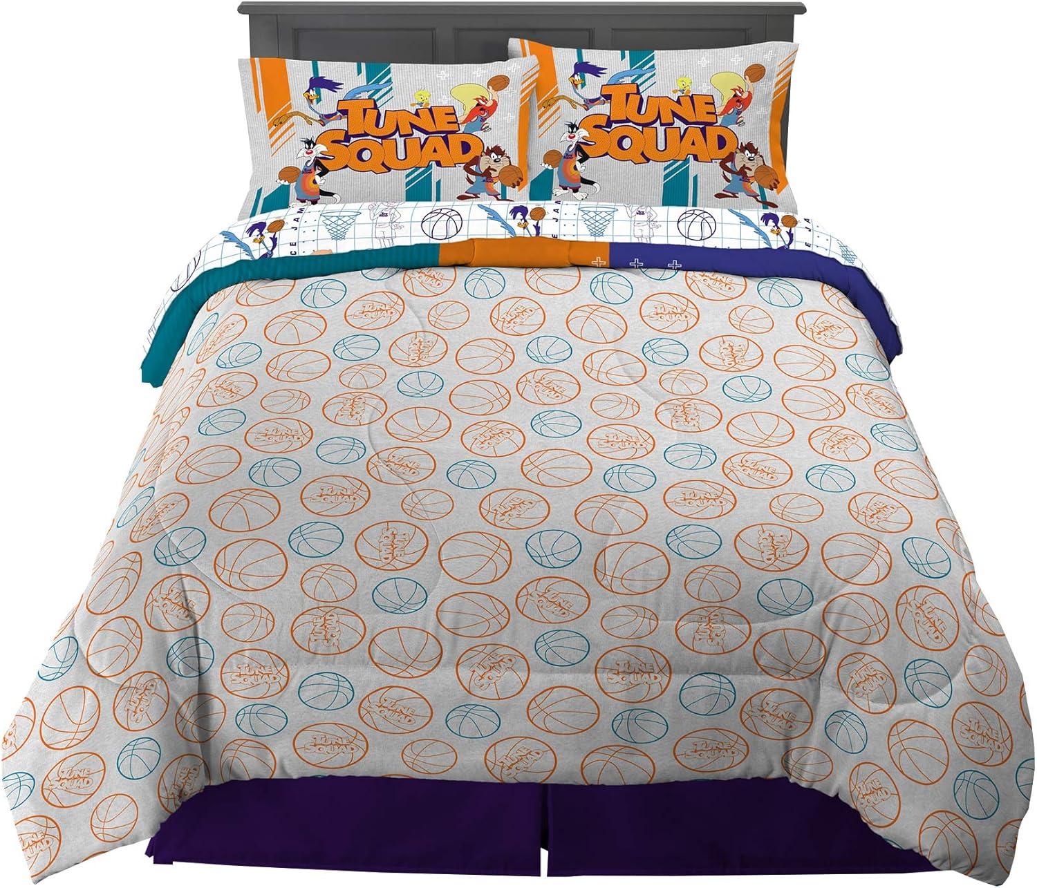 imageFranco Ms Rachel Educational Adventures Kids Bedding Super Soft Microfiber Comforter and Sheet Set 4 Piece Twin Size Officially Licensed ProductSpace Jam 2 a New Legacy