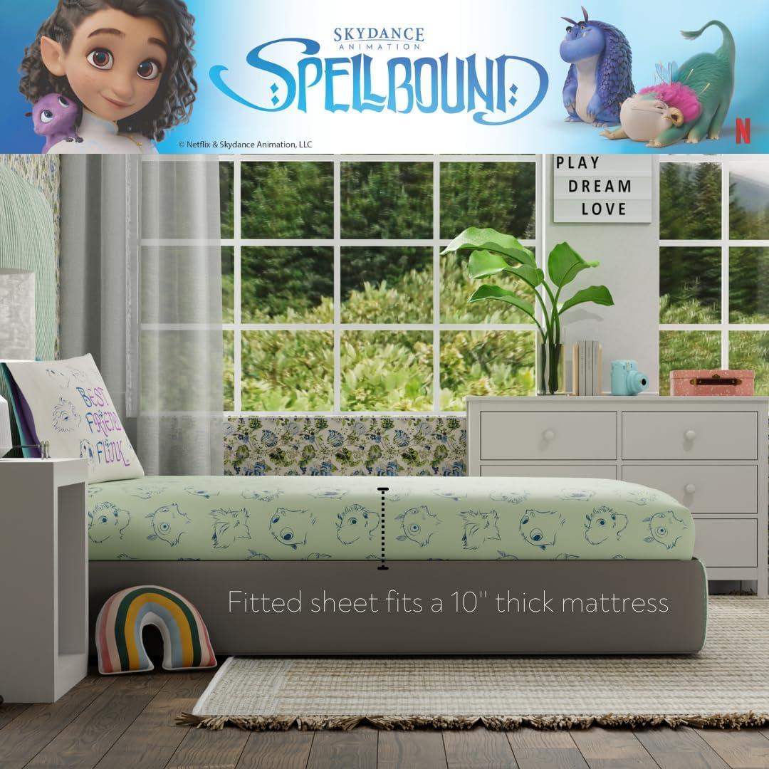 imageFranco Ms Rachel Educational Adventures Kids Bedding Super Soft Microfiber Comforter and Sheet Set 4 Piece Twin Size Officially Licensed ProductSpellbound