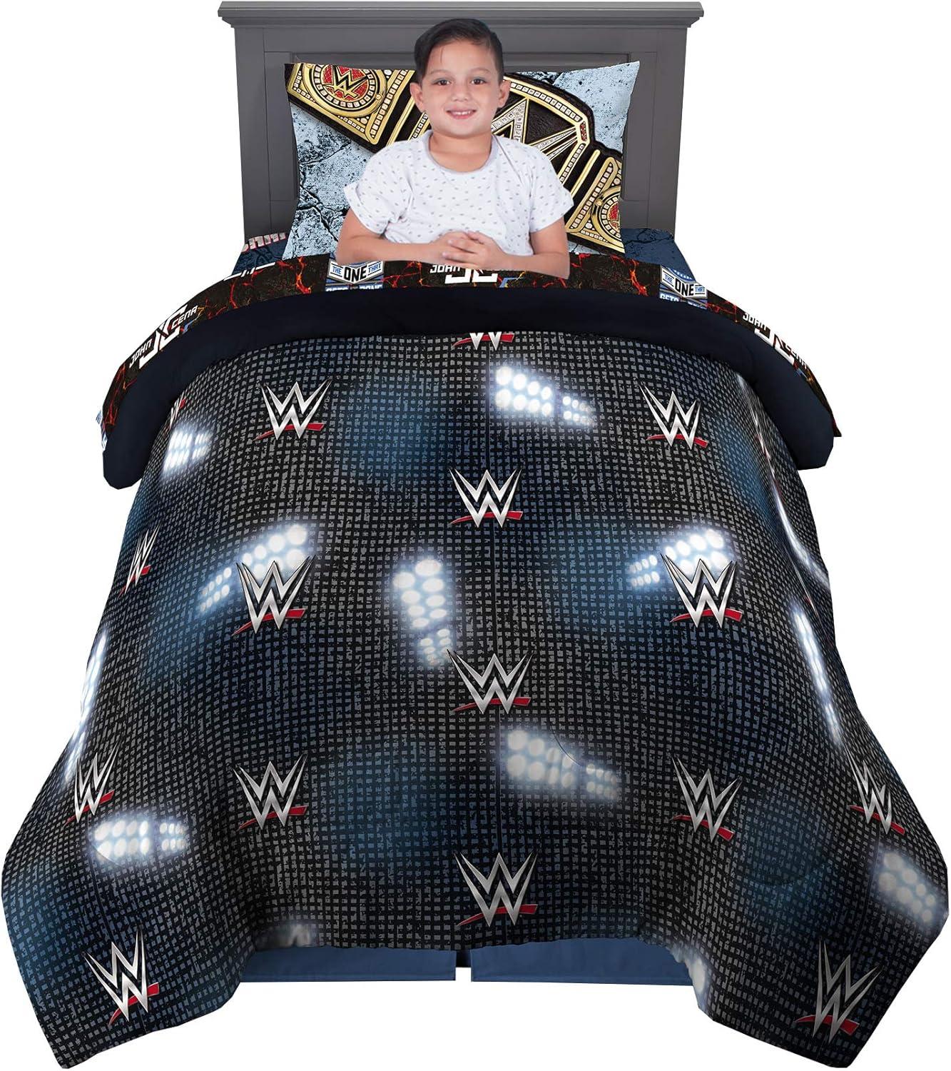 imageFranco Ms Rachel Educational Adventures Kids Bedding Super Soft Microfiber Comforter and Sheet Set 4 Piece Twin Size Officially Licensed ProductWwe Armageddon