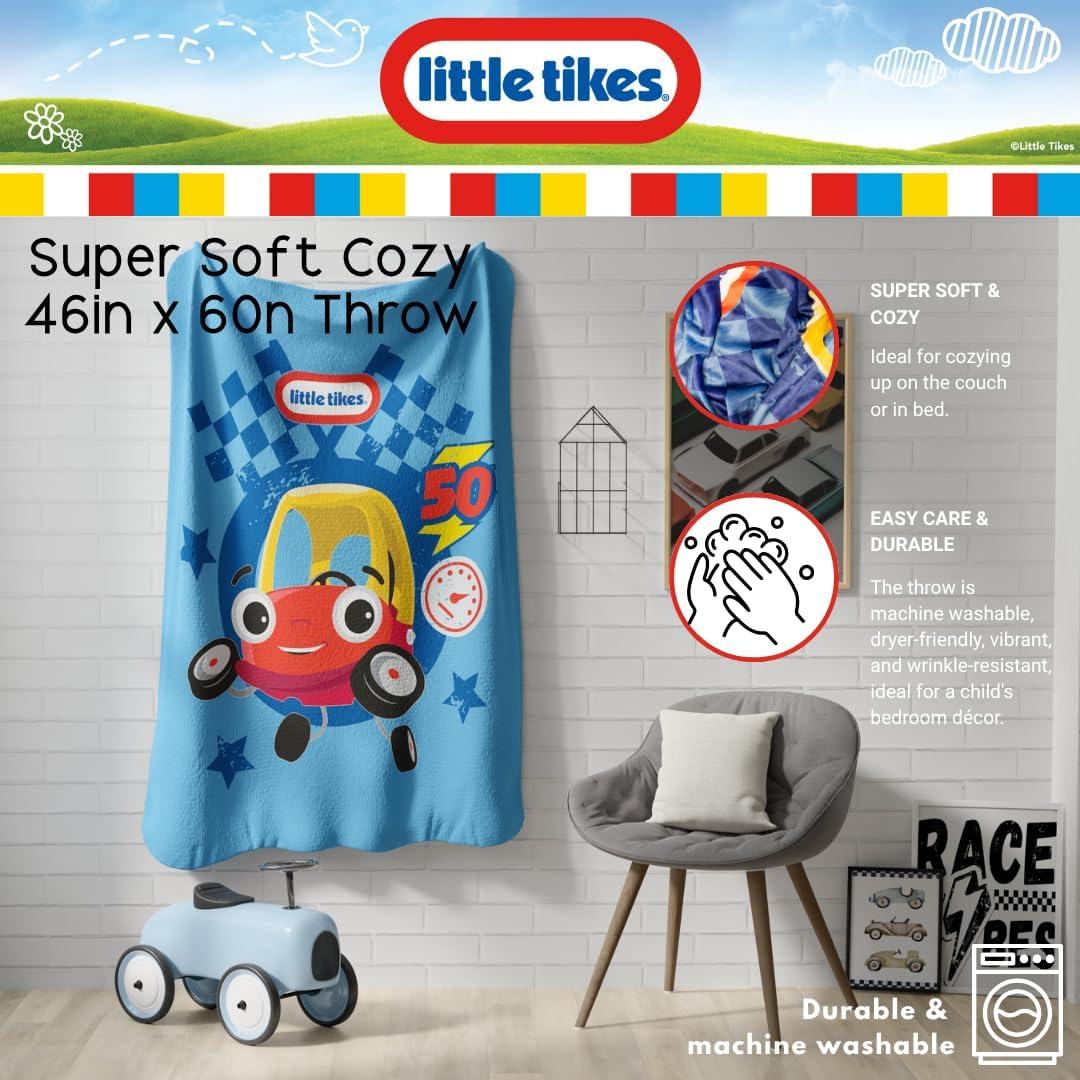 imageFranco Ms Rachel Herbie Character Throw Kids Super Soft ampamp Cozy 46 x 60 Blanket Plush TV Show Bedding Accessory Officially LicensedLittle Tikes