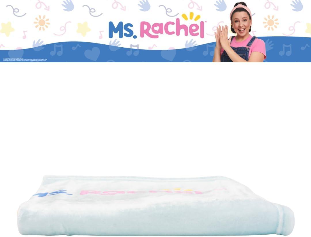 imageFranco Ms Rachel Herbie Character Throw Kids Super Soft ampamp Cozy 46 x 60 Blanket Plush TV Show Bedding Accessory Officially LicensedMs Rachel Herbie