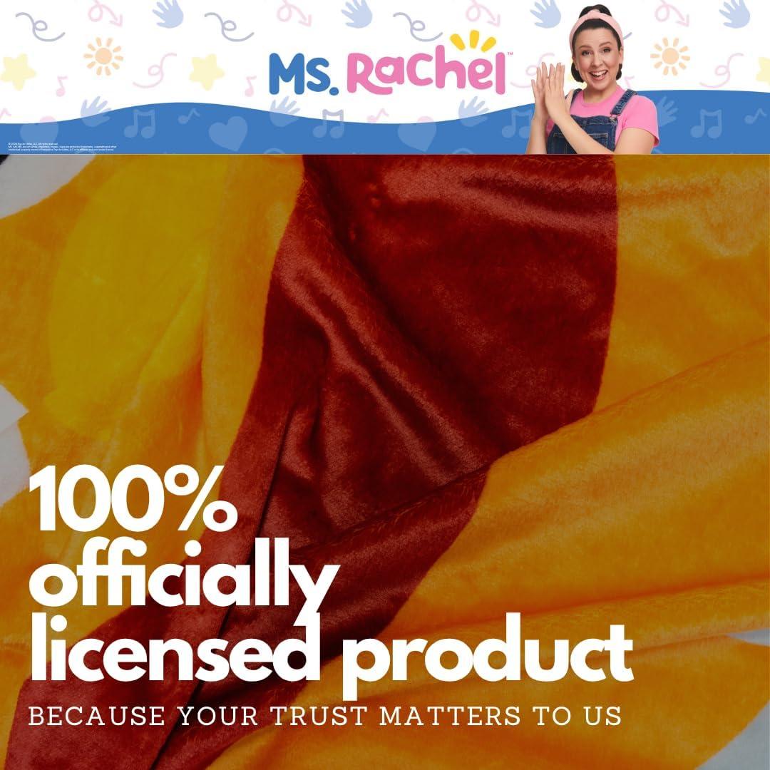 imageFranco Ms Rachel Herbie Character Throw Kids Super Soft ampamp Cozy 46 x 60 Blanket Plush TV Show Bedding Accessory Officially LicensedMs Rachel Herbie