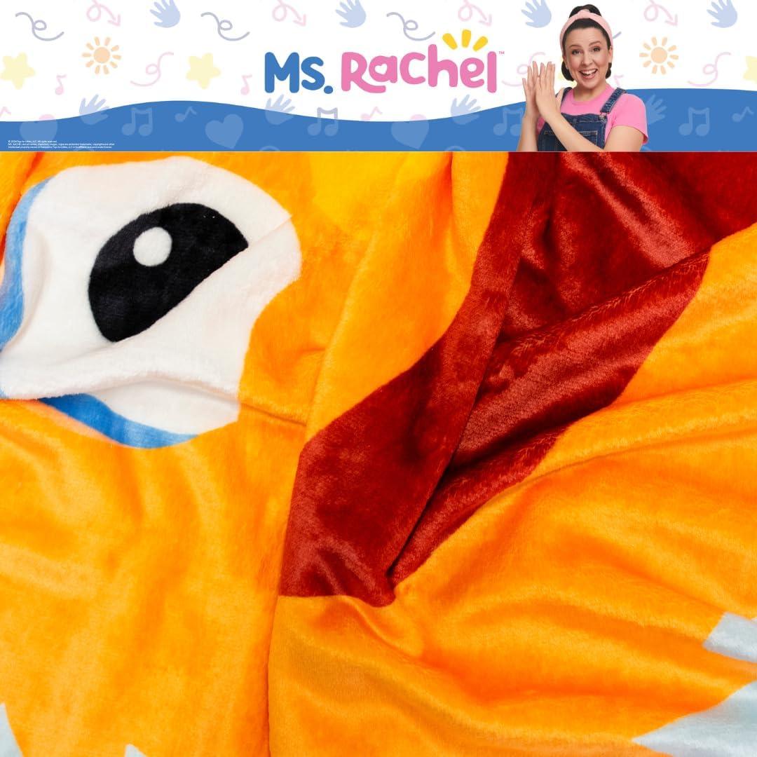 imageFranco Ms Rachel Herbie Character Throw Kids Super Soft ampamp Cozy 46 x 60 Blanket Plush TV Show Bedding Accessory Officially LicensedMs Rachel Herbie