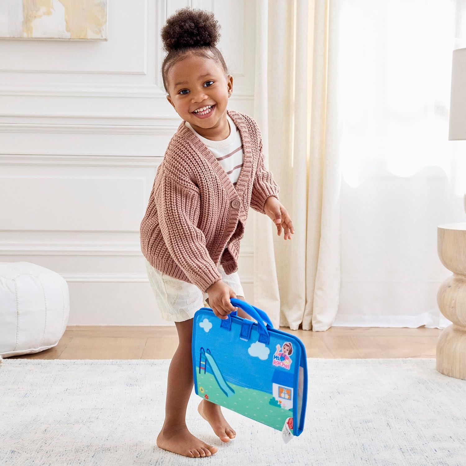 imageMelissa ampamp Doug Ms Rachel What to Wear Felt Activity Board TakeAlong Preschool Learning Toy for Boys and Girls FSC Certified