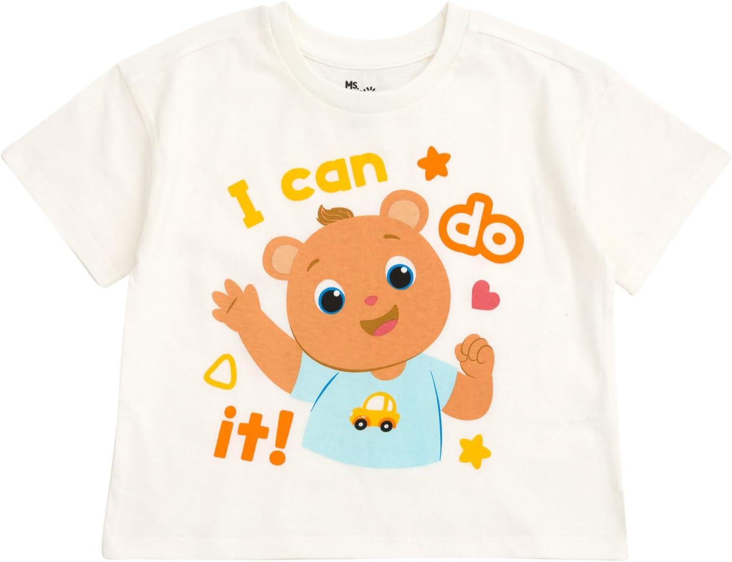 imageMs Rachel 3 Pack TShirts Infant to Little Kid Sizes 12 Months 5Periwinkle White Powder Blue