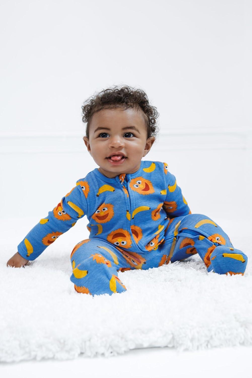 imageMs Rachel Floral Baby Girls Zip Up Sleep N Play Newborn to Infant Sizes Newborn 24 MonthsBlue