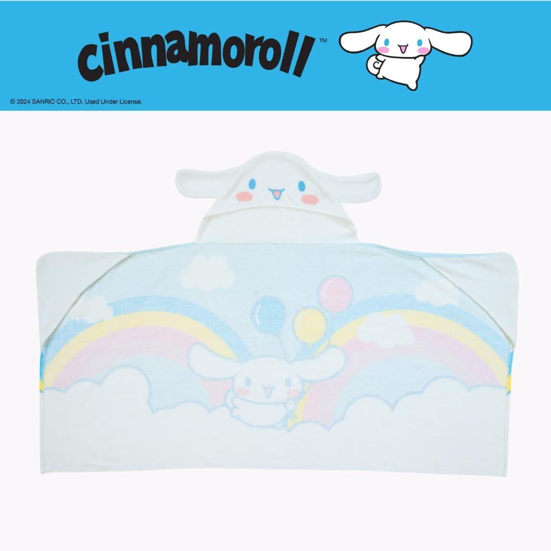 imageMs Rachel Kids Super Soft BathPoolBeach Soft Cotton Terry Hooded Towel Wrap 24 in x 50 in Officially Licensed Product By FrancoCinnamoroll