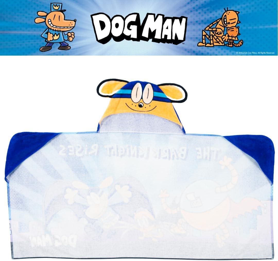 imageMs Rachel Kids Super Soft BathPoolBeach Soft Cotton Terry Hooded Towel Wrap 24 in x 50 in Officially Licensed Product By FrancoDog Man