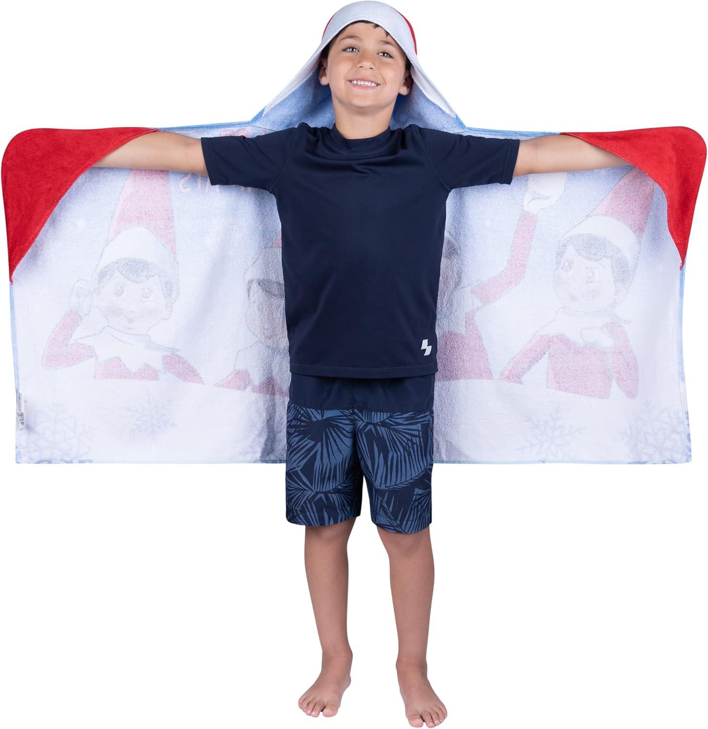 imageMs Rachel Kids Super Soft BathPoolBeach Soft Cotton Terry Hooded Towel Wrap 24 in x 50 in Officially Licensed Product By FrancoGrinch