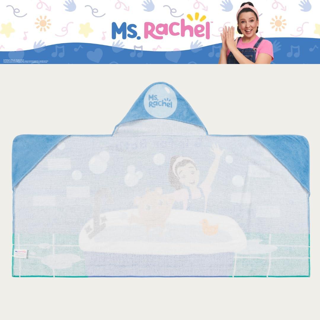 imageMs Rachel Kids Super Soft BathPoolBeach Soft Cotton Terry Hooded Towel Wrap 24 in x 50 in Officially Licensed Product By FrancoMs Rachel Splash is Fun