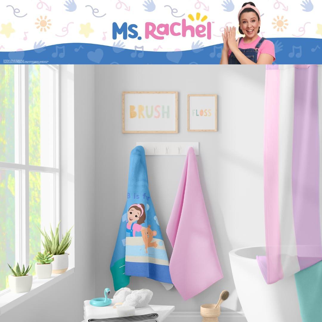 imageMs Rachel Kids Super Soft BathPoolBeach Soft Cotton Terry Hooded Towel Wrap 24 in x 50 in Officially Licensed Product By FrancoMs Rachel Splash is Fun