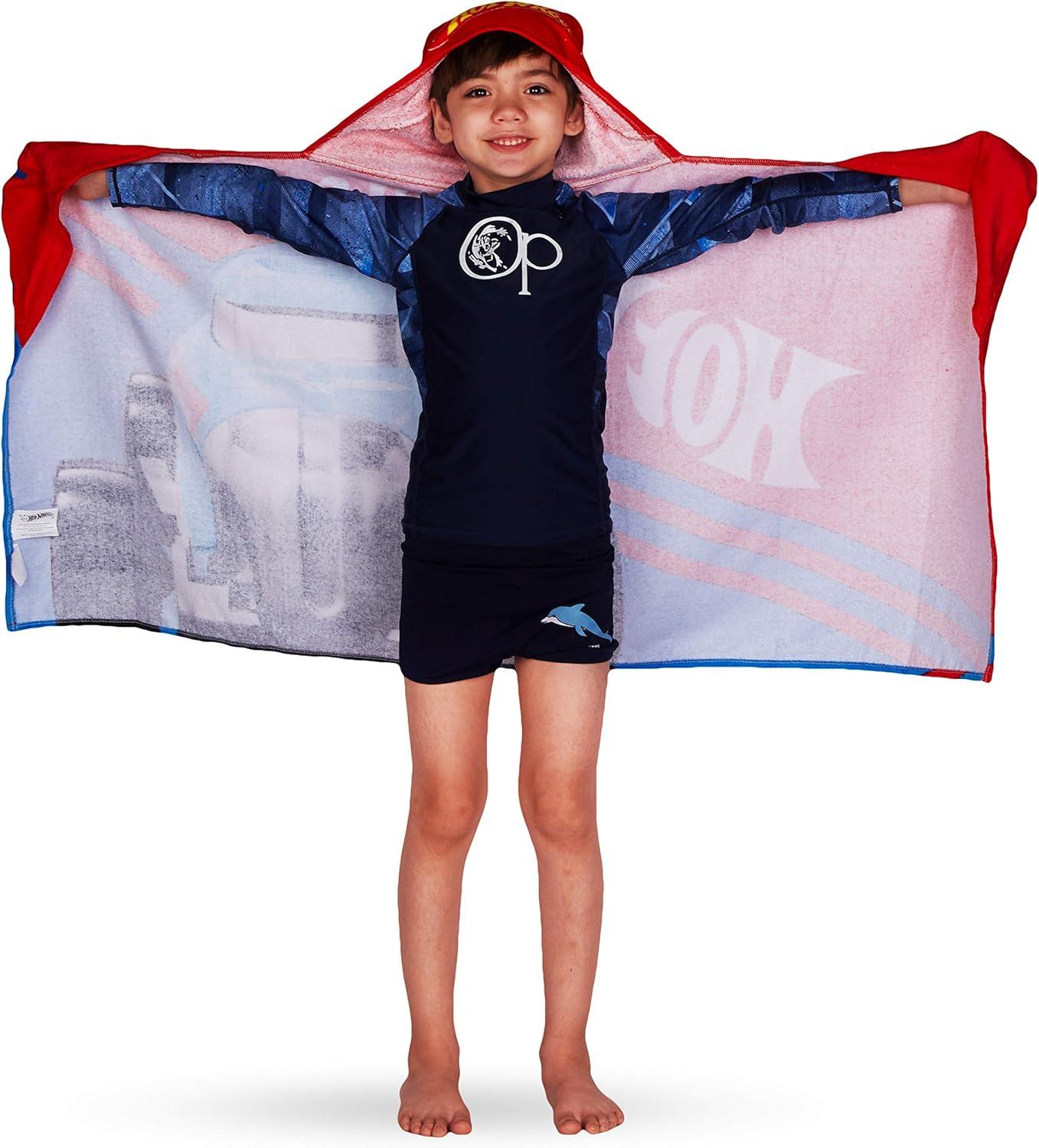 imageMs Rachel Kids Super Soft BathPoolBeach Soft Cotton Terry Hooded Towel Wrap 24 in x 50 in Officially Licensed Product By FrancoMulticolour