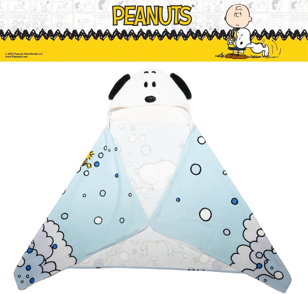 imageMs Rachel Kids Super Soft BathPoolBeach Soft Cotton Terry Hooded Towel Wrap 24 in x 50 in Officially Licensed Product By FrancoPeanuts Bubble Up