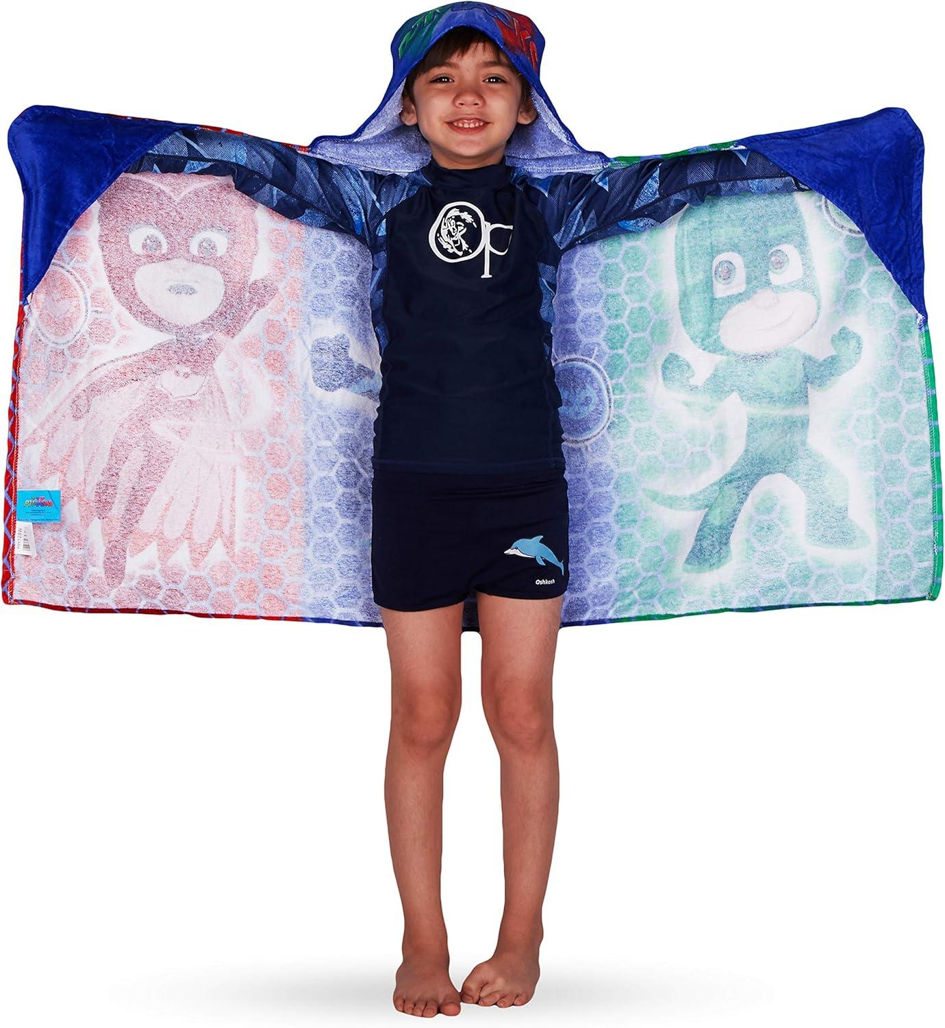 imageMs Rachel Kids Super Soft BathPoolBeach Soft Cotton Terry Hooded Towel Wrap 24 in x 50 in Officially Licensed Product By FrancoPj Masks