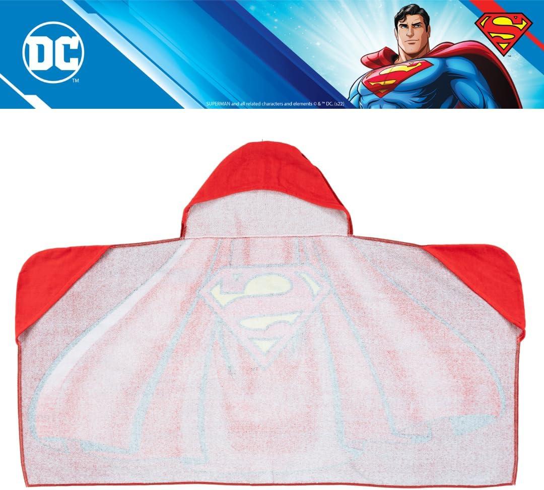 imageMs Rachel Kids Super Soft BathPoolBeach Soft Cotton Terry Hooded Towel Wrap 24 in x 50 in Officially Licensed Product By FrancoSuperman