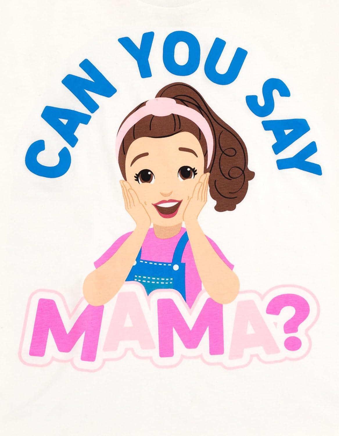 imageMs Rachel Matching Family TShirt Newborn to Adult Sizes Newborn 2XLWhite Mama