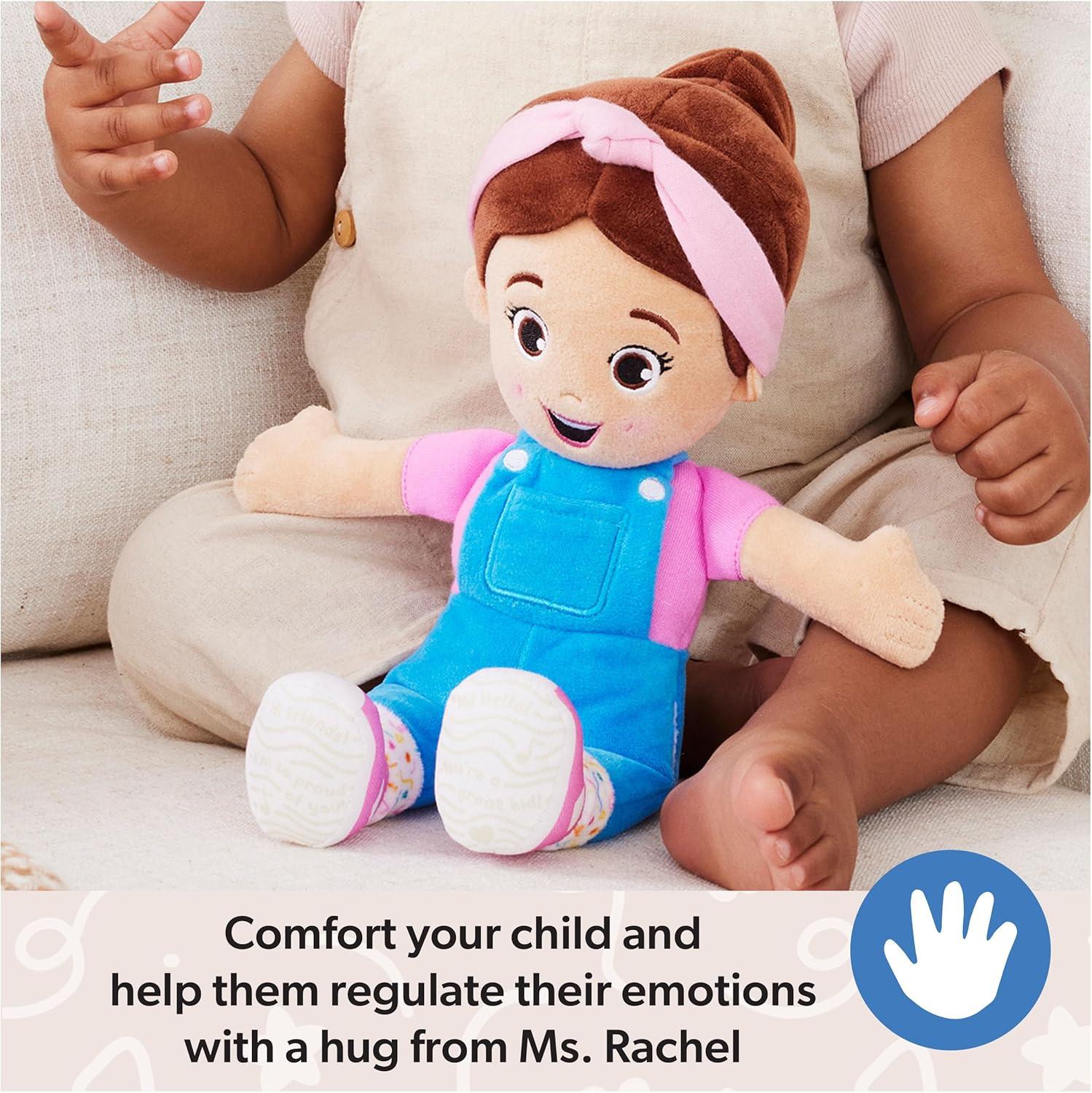 imageMs Rachel Official Cuddle ampamp Comfort Doll 11 Premium Plush Baby Toy Toddler Toys for Girls ampamp Boys for Ages 6 Months to 3