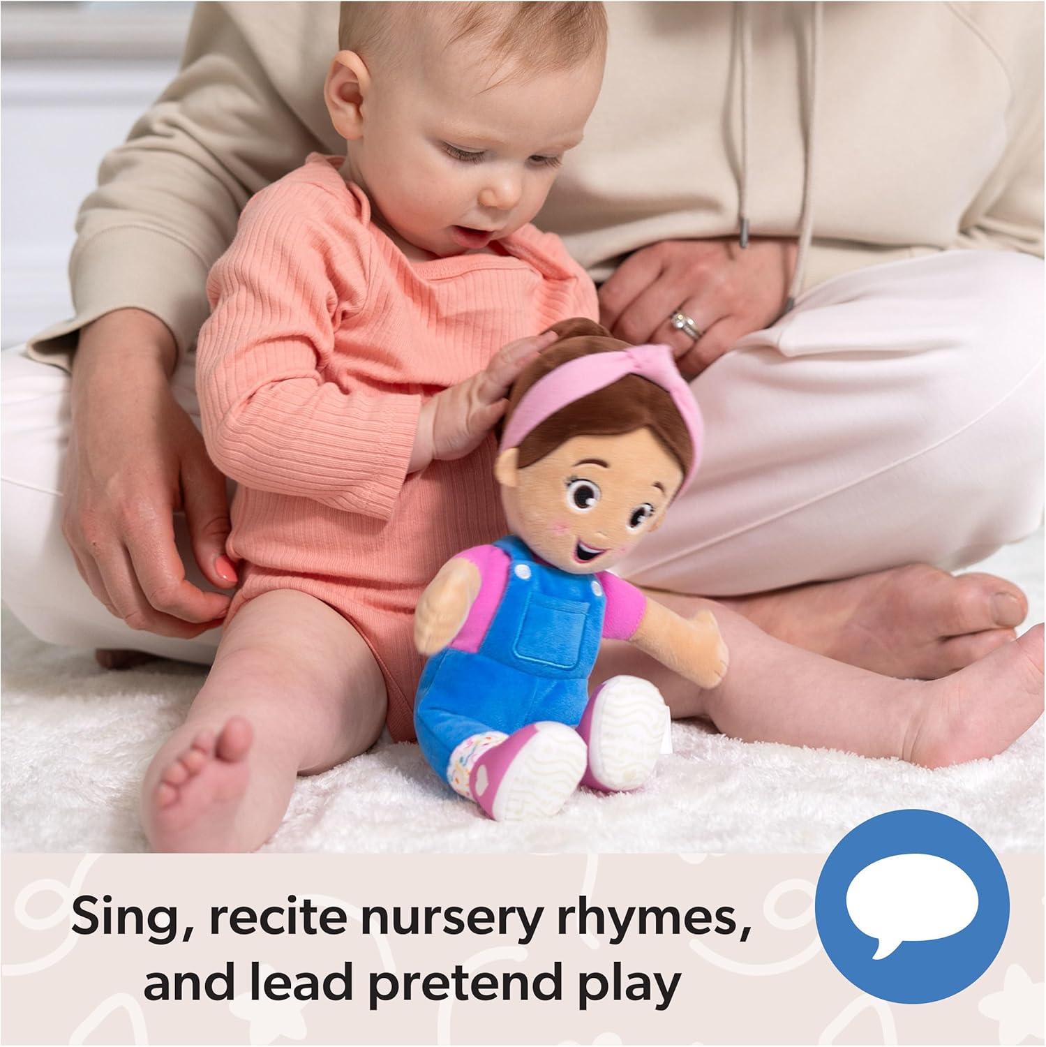 imageMs Rachel Official Cuddle ampamp Comfort Doll 11 Premium Plush Baby Toy Toddler Toys for Girls ampamp Boys for Ages 6 Months to 3
