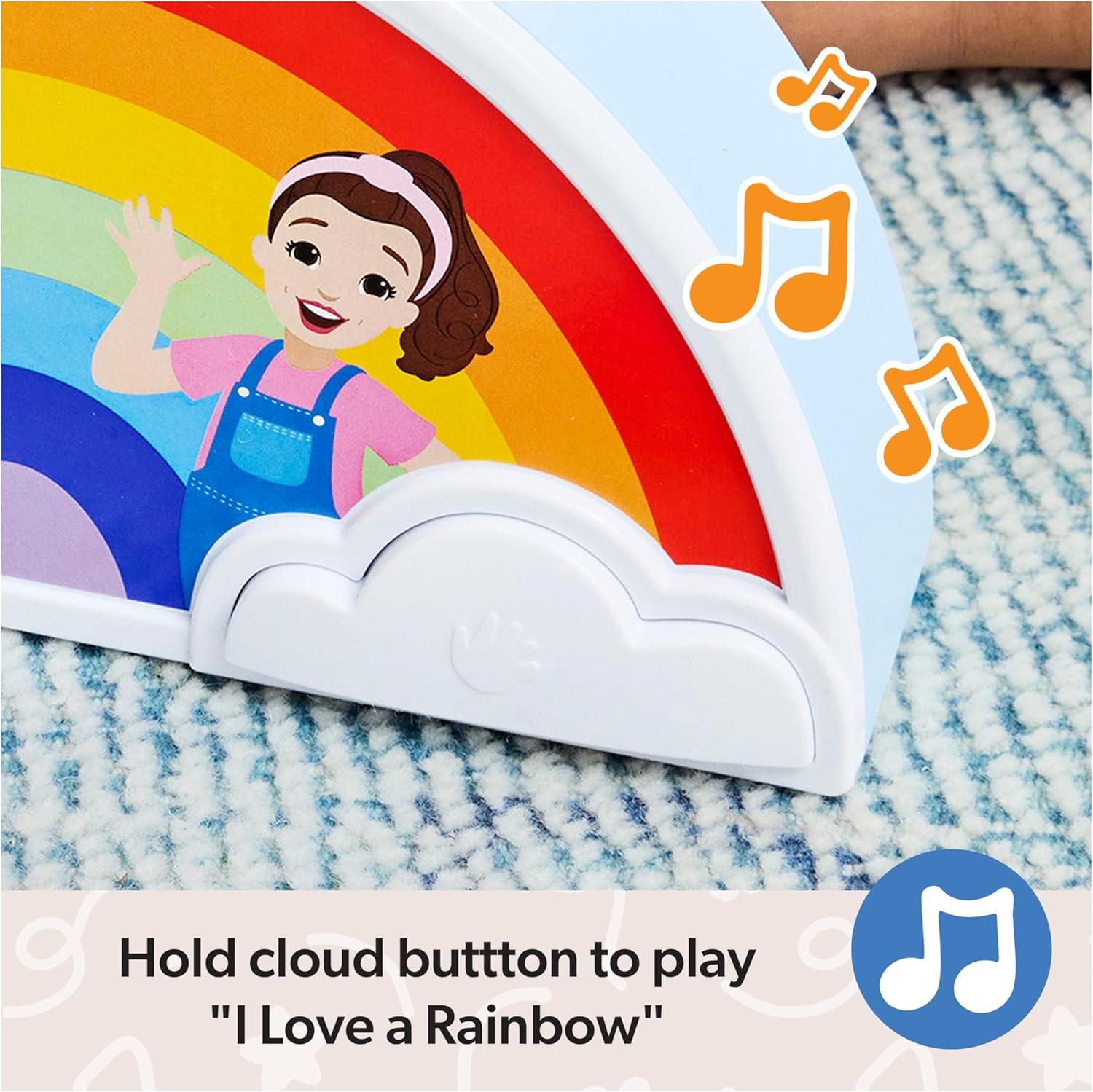 imageMs Rachel Official Electronic Rainbow Color Sorter with Lights Music ampamp Sounds 7 Colors Educational Toys ampamp Toddler Toys for Girls ampamp Boys Ages 12