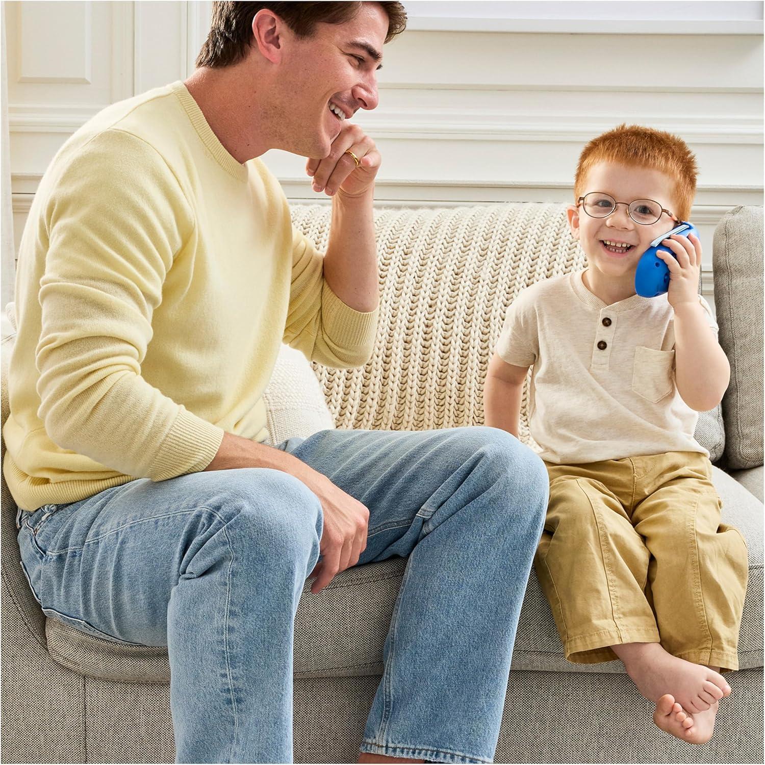 imageMs Rachel Official Electronic Talk with Me Learning Phone with Conversational Phrases Educational Toys ampamp Toddler Toys for Girls ampamp Boys Ages 13