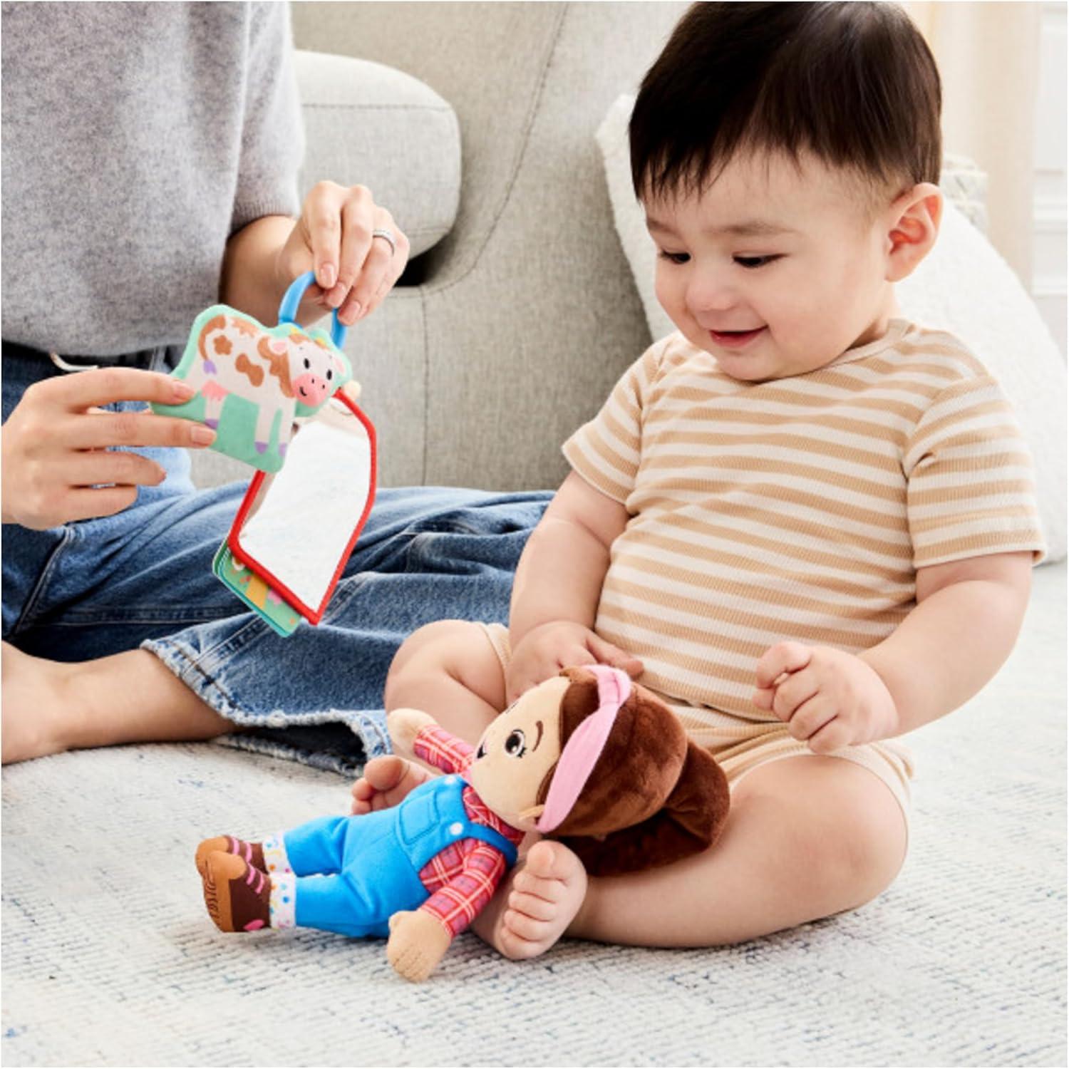 imageMs Rachel Official Farm Friends Baby Registry Gift Set with Plush Animals Cards ampamp Finger Puppet Educational Toys ampamp Baby Toys for Girls ampamp Boys Ages 0