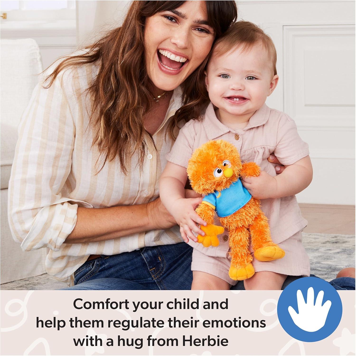 imageMs Rachel Official Herbie Cuddle ampamp Comfort Friend Doll 11 Premium Plush Baby Toy Toddler Toys for Girls ampamp Boys for Ages 6 Months to 3