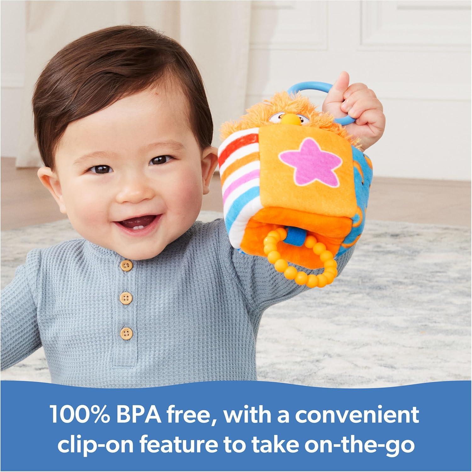 imageMs Rachel Official Herbie Sensory TakeAlong Toy Baby Swing ampamp Baby Stroller Teething Toys wRattle ampamp Clip Toddler Toys for Girls ampamp Boys Ages 3 Months to 11