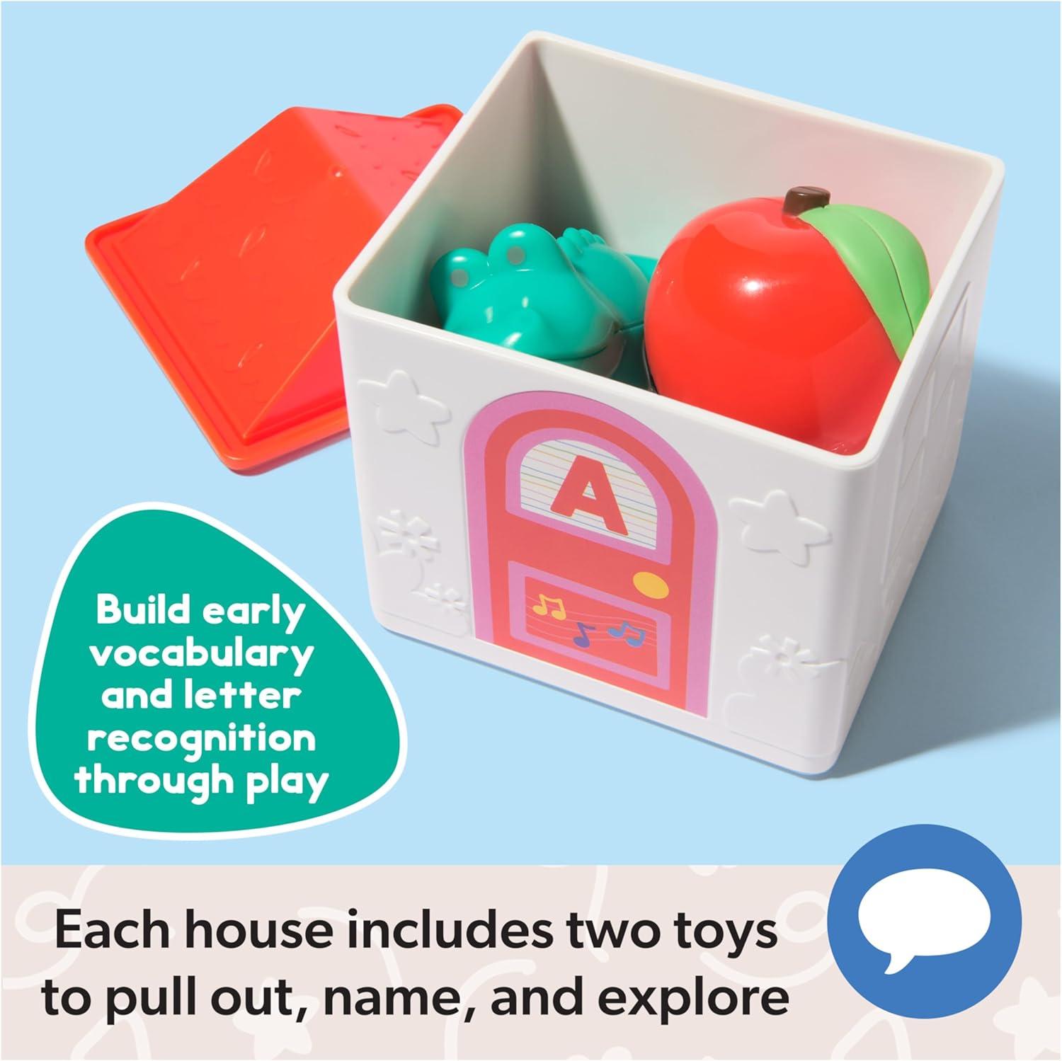 imageMs Rachel Official Learning Stacking House with 6 Surprises to Discover Educational Toys ampamp Toddler Toys for Girls ampamp Boys Ages 18 Months to 3 Years