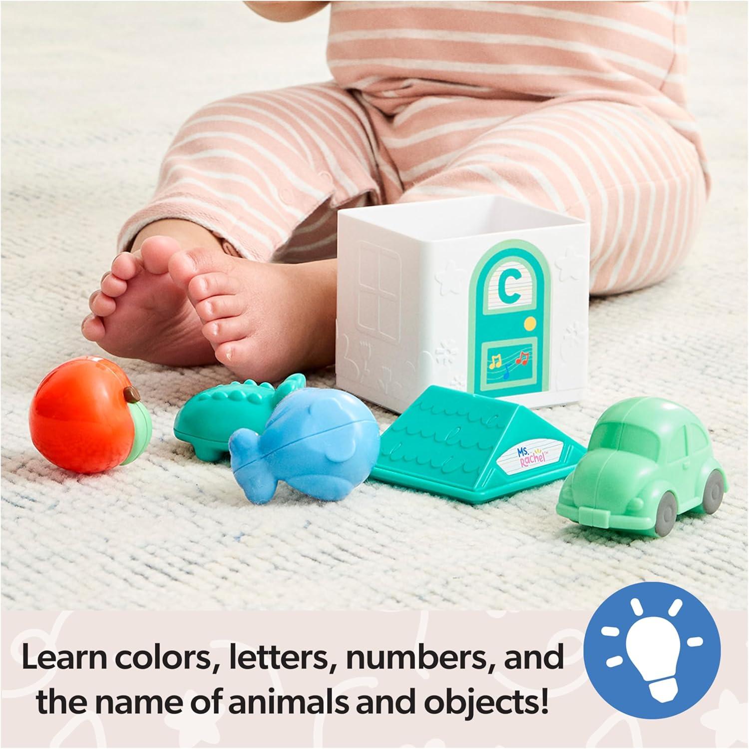 imageMs Rachel Official Learning Stacking House with 6 Surprises to Discover Educational Toys ampamp Toddler Toys for Girls ampamp Boys Ages 18 Months to 3 Years