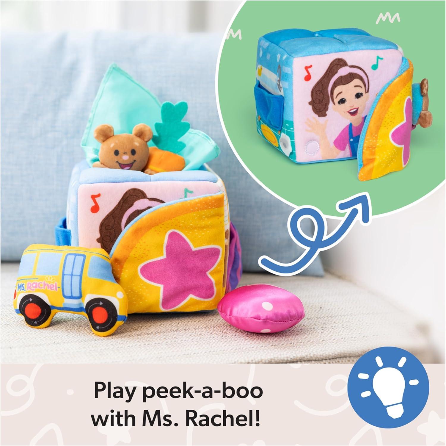 imageMs Rachel Official Surprise Learning Box Educational Toys with Stuffed Animals Sensory Toys ampamp Activities for Babies Toddler Toys for Girls ampamp Boys Ages 02