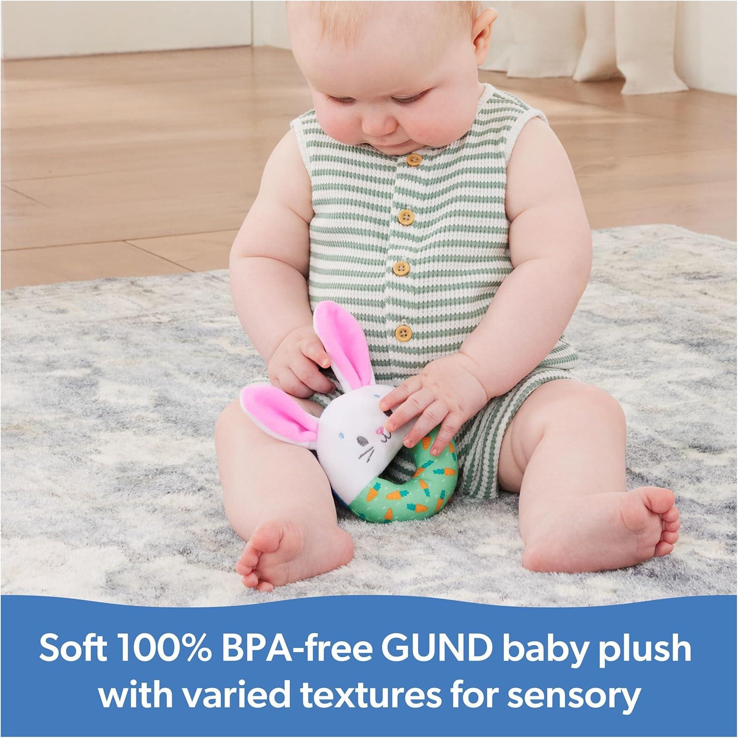 imageMs Rachel Official Tummy Time Activity Bus Folding Play Mat with Baby Mirror ampamp Sensory Toys for Interactive Play Baby Learning Toys for Boys ampamp Girls Ages 01Sensory Ring