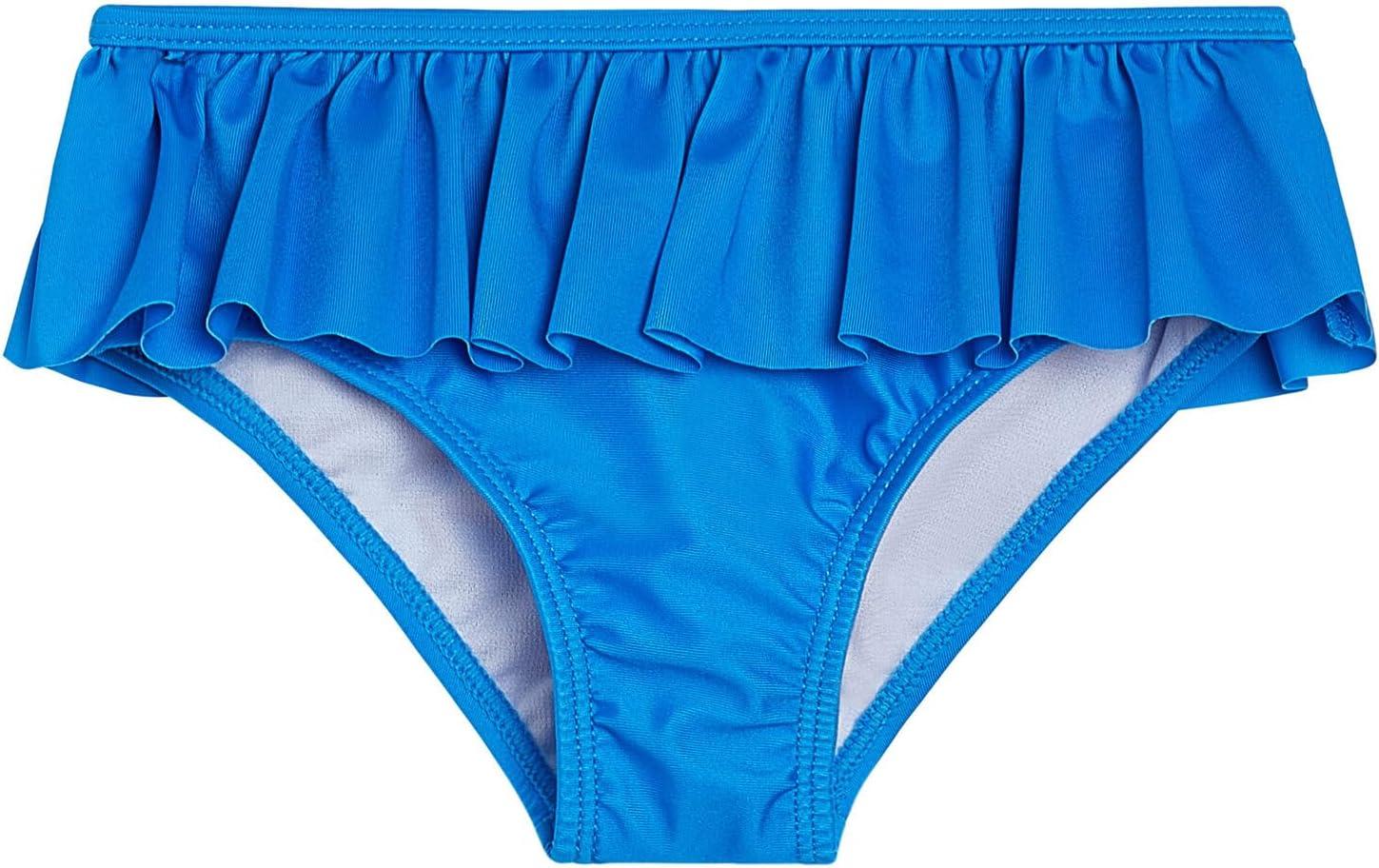 imageMs Rachel Racerback UPF 50 Peplum Tankini Top and Bikini Bottom Swim Set Infant to Little Kid Sizes 12 Months 5Pink Blue