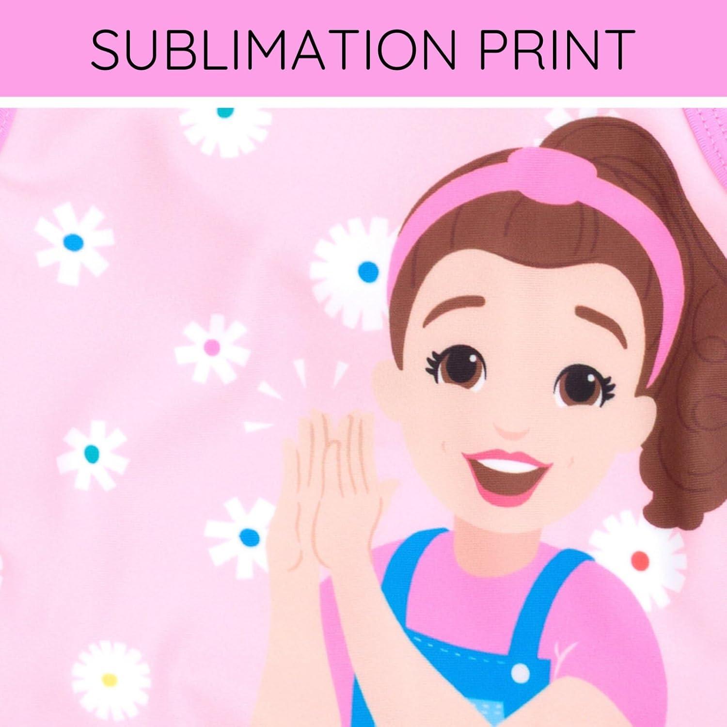 imageMs Rachel Racerback UPF 50 Peplum Tankini Top and Bikini Bottom Swim Set Infant to Little Kid Sizes 12 Months 5Pink