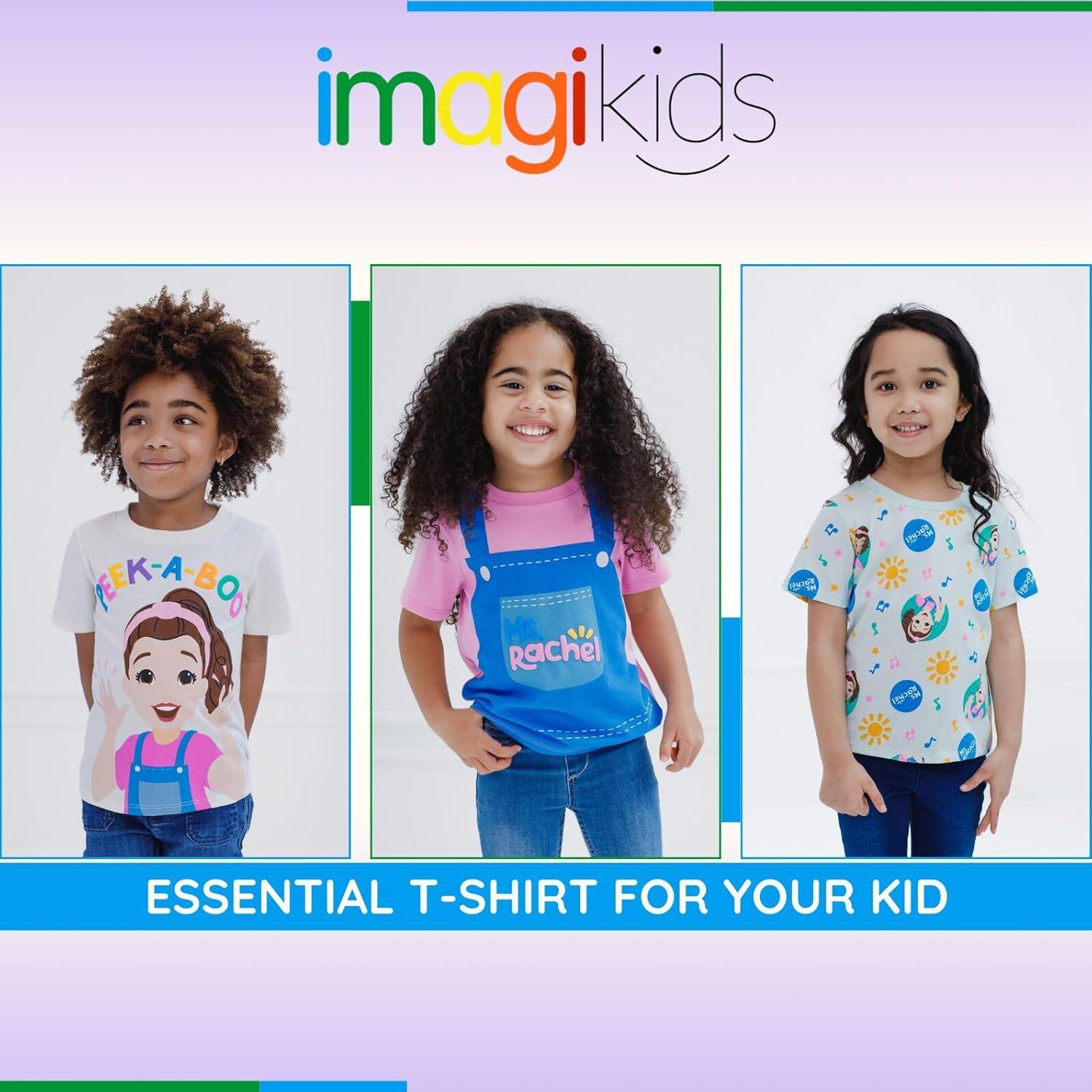 imageMs Rachel TShirt Infant to Little Kid Sizes 12 Months 5Pink Blue