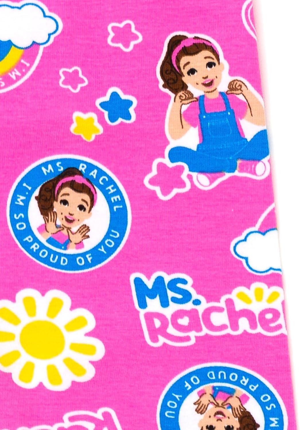 imageMs Rachel TShirt and Leggings Outfit Set Infant to Toddler Sizes 12 Months 5TWhite Pink