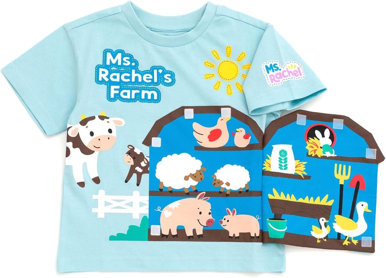 imageMs Rachel TShirt with 3D Flap Infant to Toddler Sizes 12 Months 5TBlue Barn