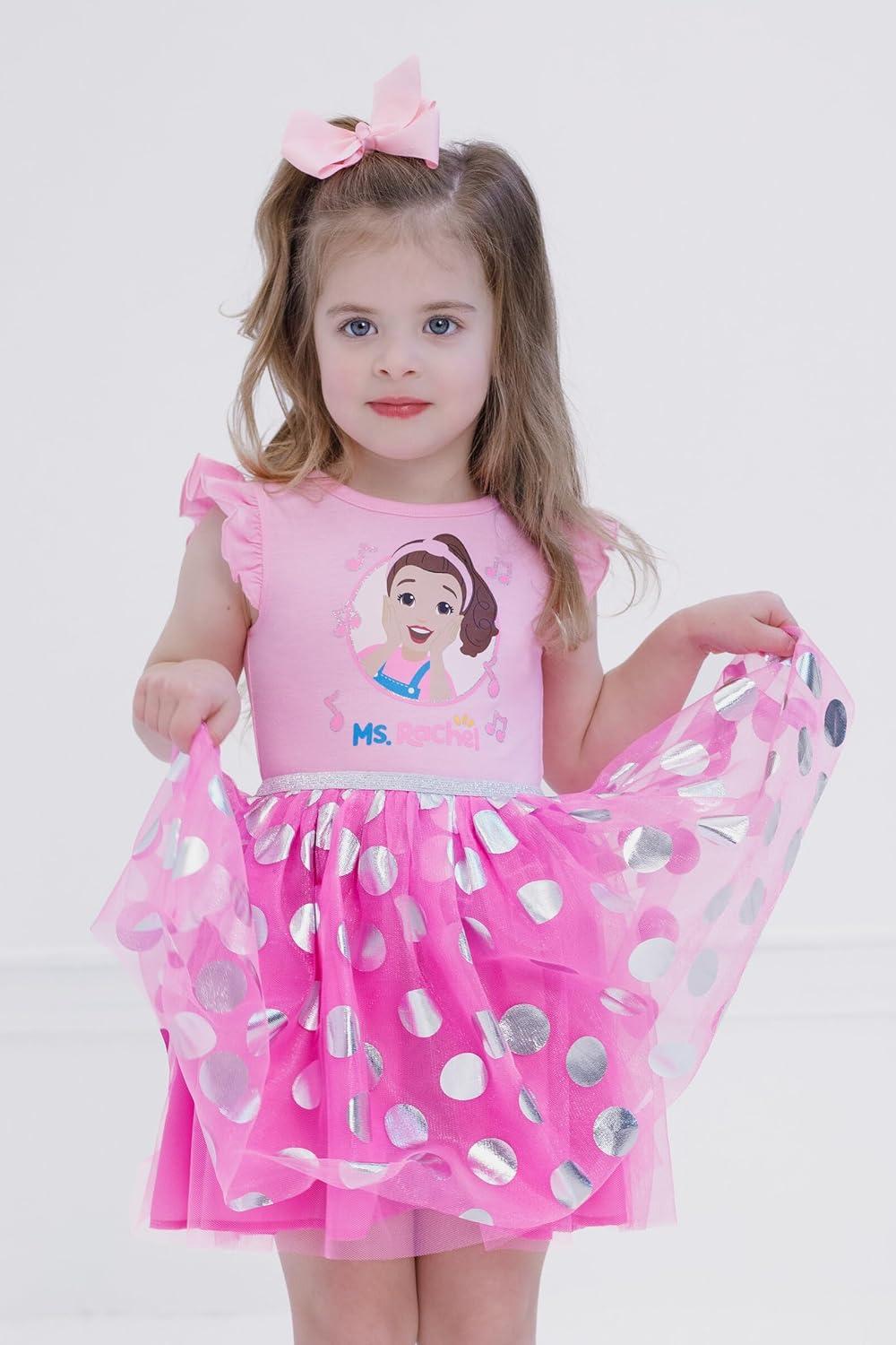 imageMs Rachel Tulle Dress Infant to Toddler Sizes 12 Months 5TBright Pink