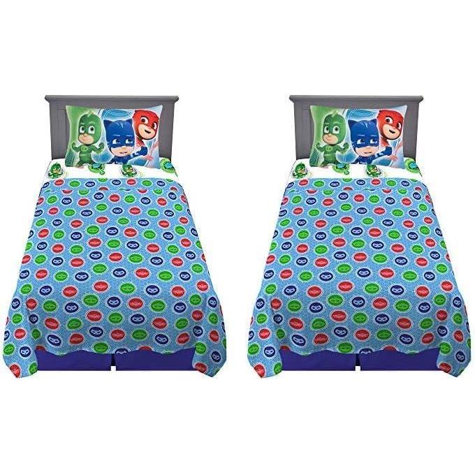 imageFranco Ms Rachel Educational Adventures Bedding Super Soft Cozy 4 Piece Microfiber Sheet Set Full Officially Licensed Product KidsPj Masks