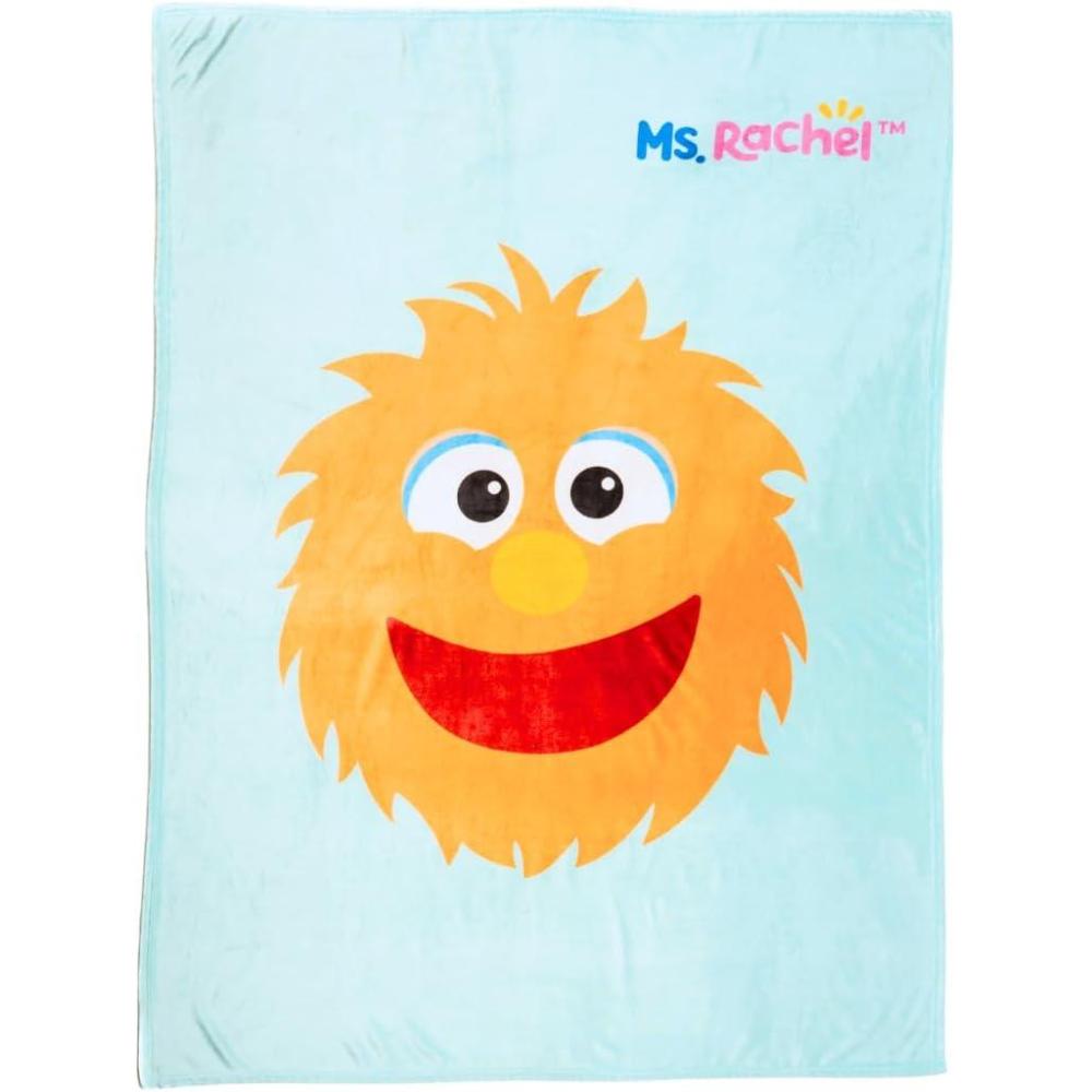 imageFranco Ms Rachel Herbie Character Throw Kids Super Soft ampamp Cozy 46 x 60 Blanket Plush TV Show Bedding Accessory Officially LicensedMs Rachel Herbie